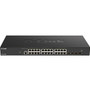 D-Link DXS-1210-28T Ethernet Switch - 24 Ports - Manageable - 3 Layer Supported - Modular - Optical Fiber, Twisted Pair - Desktop - (Fleet Network)