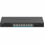 Netgear 24-Port Multi-Gigabit 25G Ethernet Ultra60 PoE Smart Switch with 4 SFP Ports - 24 Ports - Manageable - 10 Gigabit - - 4 MS324TXUP-100NAS