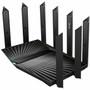 TP-Link Archer AXE95 Wi-Fi 6E IEEE 802.11 a/b/g/n/ac/ax Ethernet Wireless Router - Tri Band - 2.40 GHz ISM Band - 5 GHz UNII Band - 8 (Fleet Network)