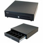 apg Genesis Cash Drawer - USD 5 Bill - 5 Coin - 2 Media Slot - 4 Lock Position - USB - Stainless Steel Plastic - Textured Black - x VB554A-BL1616
