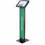 Compulocks Surface ProGo Enclosure Brandable Floor Stand - Space BrandMe - Up to 13 Screen Support - Floor Freestanding - Aluminum 140B580SPSB