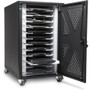 Kensington AC12 12-Bay Security Charging Cabinet - x 16.5" Width x 23.2" Depth x 28.1" Height - Black - For 12 Devices - 1 (K64415NA)