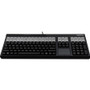 CHERRY LPOS G86-71411 POS Keyboard - 127 Keys - QWERTY Layout - 42 Relegendable Keys - Magnetic Stripe Reader - USB - Black (Fleet Network)