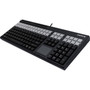 CHERRY LPOS G86-71411 POS Keyboard - 127 Keys - QWERTY Layout - 42 Relegendable Keys - Magnetic Stripe Reader - USB - Black G86-71411EUADAA