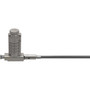 Noble T-Bar Combination Lock Keyless Mobile Security - Resettable - 4-digit - Patented T-barCombination Lock - Silver - Stainless - - NG07T