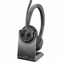 Poly Voyager 4300 UC 4320-M Headset - Microsoft Teams Certification - Google Assistant Siri - Stereo - WiredWireless - Bluetooth - - 77Z32AA