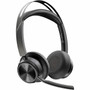 Poly Voyager Focus 2-M Microsoft Teams Certified With Charge Stand Headset - Microsoft Teams Certification - Google Assistant Siri - 77Y90AA