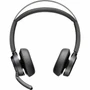 Poly Voyager Focus 2-M Microsoft Teams Certified With Charge Stand Headset - Microsoft Teams Certification - Google Assistant Siri - 77Y90AA