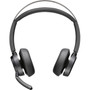 Poly Voyager Focus 2 USB-A Bluetooth Stereo Headset - Siri Google Assistant - Stereo - USB Type A - WiredWireless - Bluetooth - ft - 76U46AA