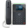 Poly Edge E220 IP Phone - Corded - Corded - Bluetooth - Desktop Wall Mountable - Black - VoIP - 2 x Network RJ-45 - PoE Ports 89B50AAABA