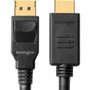 Kensington DisplayPort/HDMI Audio/Video Cable - 6 ft DisplayPort/HDMI A/V Cable for Audio/Video Device, Docking Station, Projector, - (K33025WW)