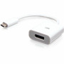 C2G USB-C to DisplayPort Adapter Converter - 4K 60Hz - White - 4.6" DisplayPort/USB-C A/V Cable for MacBook, MacBook Air, MacBook Pro, (Fleet Network)