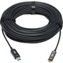 Tripp Lite by Eaton U428F-30M-D3 Fiber Optic Data Transfer Cable - 984 ft Fiber Optic Data Transfer Cable for Computer Server Hard U428F-30M-D3