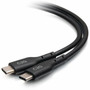 C2G 1.5ft (0.5m) USB-C Male to USB-C Male Cable (20V 5A) - USB 2.0 (480Mbps) - 1.5 ft USB-C Data Transfer Cable for USB Device, Tablet (Fleet Network)