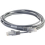 C2G 5ft Cat6 Slim Snagless Unshielded (UTP) Ethernet Cable - Gray - Category 6 Network Cable for Network Device - First End: 1 x RJ-45 (Fleet Network)