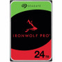 Seagate IronWolf Pro ST24000NT002 24 TB Hard Drive - 3.5" Internal - SATA (SATA/600) - Conventional Magnetic Recording (CMR) Method - (Fleet Network)