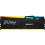 Kingston FURY Beast 16GB (2 x 8GB) DDR5 SDRAM Memory Kit - For Desktop PC, Motherboard - 16 GB (2 x 8GB) - DDR5-4800/PC5-38400 DDR5 - (KF548C38BBAK2-16)