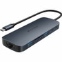 Targus HyperDrive Next 11 Port USB-C Hub - Memory Card Reader - SD, microSD - USB Type C - 2.0 Displays Supported - 4K - 3840 x 2160 - (Fleet Network)