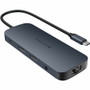 Targus HyperDrive Next 11 Port USB-C Hub - Memory Card Reader - SD, microSD - USB Type C - 2.0 Displays Supported - 4K - 3840 x 2160 - (HD4006GL)