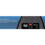 Adesso TAA Compliant Left-Handed Vertical Ergonomic Mouse - Optical - Cable - Black - USB Type A - 2400 dpi - Scroll Wheel - 6 - - TAA (IMOUSE E7-TAA)