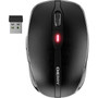 CHERRY MW 8C ADVANCED Rechargeable Wireless Mouse - Laser - Wireless - Bluetooth - 240 GHz - Rechargeable - Black - USB - 3000 dpi - JW-8100US