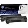 HP 85A Original Laser Toner Cartridge - Black - 2 Pack - 1600 Pages (Fleet Network)