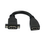 6 inch HDMI Female to Female 8K Adapter with Screw Holes