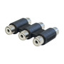 3 x RCA Female to 3 x RCA Female Coupler