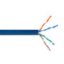 4 Pair CAT5E Solid U/UTP 350Mhz 24AWG CMR Riser Bulk Cable - Blue - 200ft