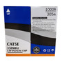 1000ft 4 Pair CAT5E 350Mhz Solid UUTP CMP Bulk Cable - Black