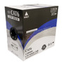 4 Pair CAT6 Solid U/UTP 550Mhz 23AWG CMR Riser Bulk Cable - Black - 200ft