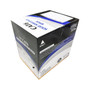 1000ft 4 Pair CAT6 550Mhz FUTP Solid 23AWG CMR Riser Rated Bulk Cable - Black