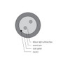 OS2 Singlemode 9 Micron Indoor/Outdoor (Corning SMF-28 Ultra) - OFNP Plenum Fiber Bulk Cable (per meter) - 6-strand