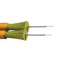 OM1 Multimode 62.5 Micron (Corning) Duplex Zip Cord - 2mm Jacket - OFNP Plenum Fiber Bulk Cable (per meter)