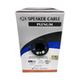 500ft 2C 14AWG Stranded Plenum Bulk Speaker Cable CMP - Black