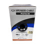 500ft 2C 14AWG Stranded Plenum Bulk Speaker Cable CMP - White