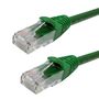 RJ45 Cat6 Plenum UTP Solid Patch Cable - CMP/FT6 - Green - 1ft