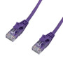 2ft RJ45 Cat6 Ferrari Style Molded Patch Cable - Purple