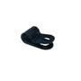 P Cable Clip, Screw-Mount (100 pack) - 5mm - Black