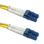 OS2 Singlemode Duplex LC/LC 9 Micron - Fiber Optic Patch Cable - 2mm Jacket - OFNR - 8inch