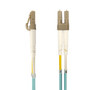 OM3 Multimode Duplex LC/LC 50 Micron - Fiber Optic Patch Cable - 2mm Jacket - OFNP Plenum - 7m