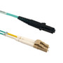 OM3 Multimode Duplex MTRJ/LC 50 Micron - Fiber Optic Patch Cable - 2mm Jacket - LSZH/OFNR - 1m