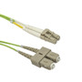 OM5 Multimode Duplex LC/SC 50 Micron - Fiber Optic Patch Cable - 2mm Jacket - LSZH/OFNR - 0.5m