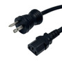 Hospital Grade 5-15P to C13Power Cable - SJT 15A125V - 3ft - 14AWG