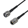 Premium  Cables Brand RF-195 N-Type Female to TNC-RP (Reverse Polarity) Male Cable - 6 inch