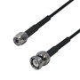 Premium  Cables Brand RF-195 SMA Male to BNC Male Cable - 6 inch