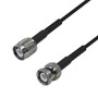 Premium  Cables Brand RF-195 TNC Male to BNC Male Cable - 6 inch