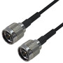 Premium  Cables Brand RF-240 N-Type Male to N-Type Male Cable - 1ft