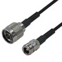 Premium  Cables Brand RF-240 N-Type Male to N-Type Female Cable - 1ft