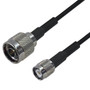 Premium  Cables Times Microwave LMR-240 Ultra Flex N-Type Male to TNC Male Cable - 1ft